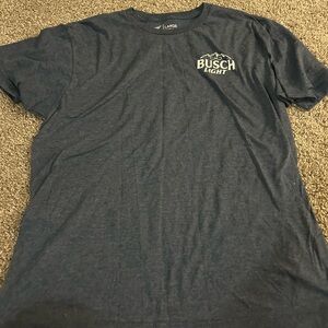 Men's Blue Busch light  T-Shirt
